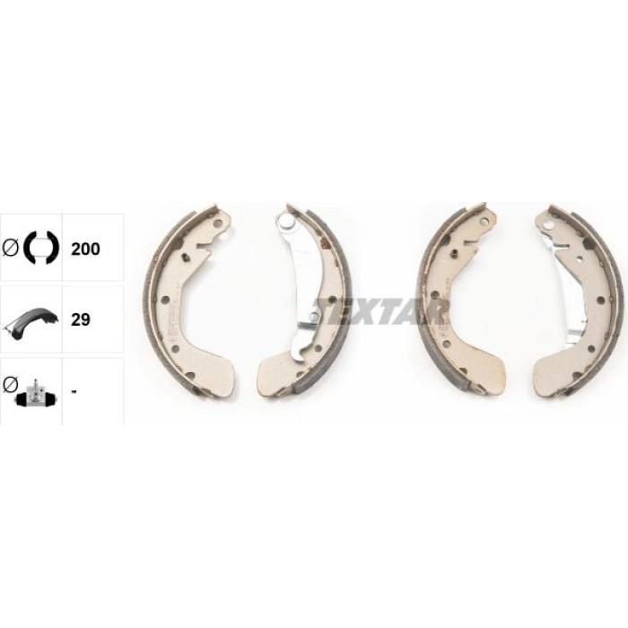 Textar 91058100 Bremsbackensatz Textar 91058100 Bremsbackensatz
