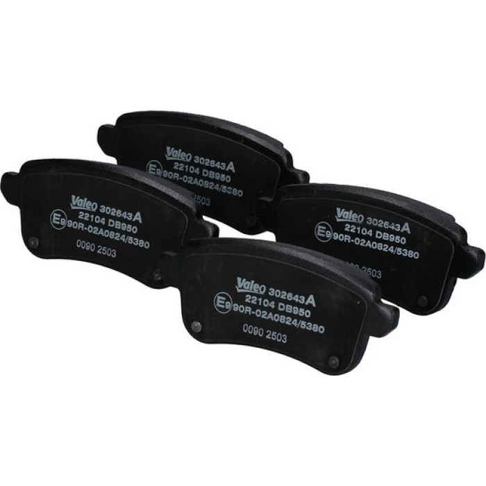 Valeo 302643A Bremsbelagsatz, Scheibenbremse EXPERT Valeo 302643A Bremsbelagsatz, Scheibenbremse EXPERT