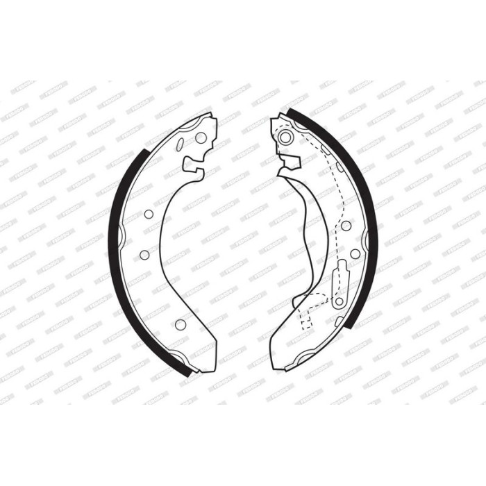 Ferodo FSB271 Bremsbackensatz PREMIER Ferodo FSB271 Bremsbackensatz PREMIER