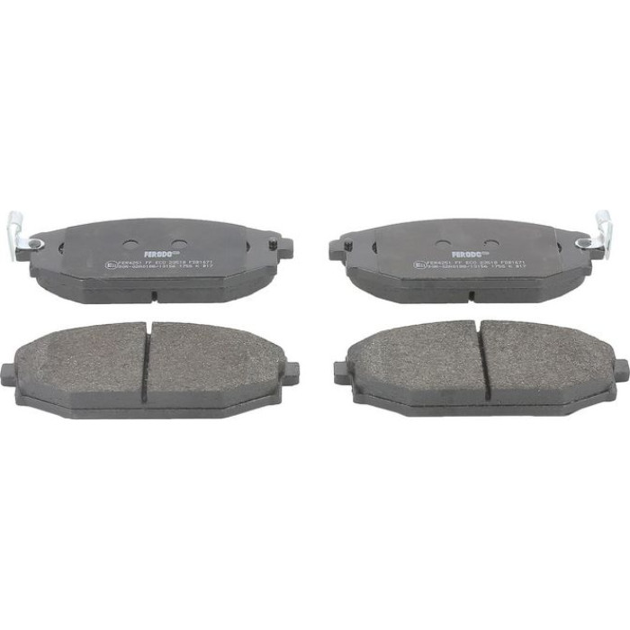 Ferodo FDB1671 Bremsbelagsatz, Scheibenbremse PREMIER ECO FRICTION Ferodo FDB1671 Bremsbelagsatz, Scheibenbremse PREMIER ECO FRICTION