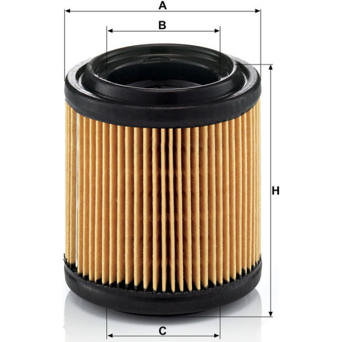 MANN-FILTER C 710/1 Luftfilter