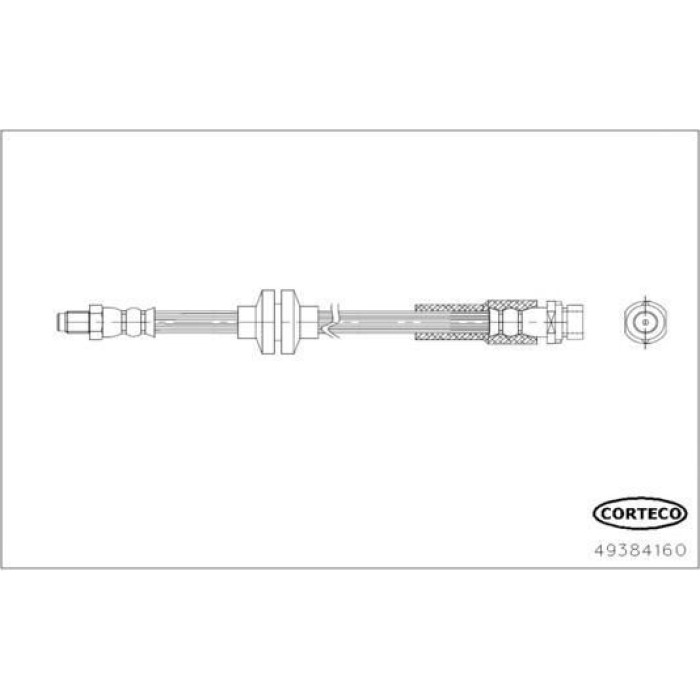 Corteco 49384160 Bremsschlauch
