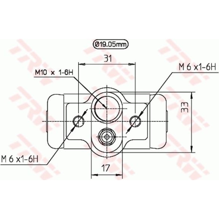 TRW BWD230 Radbremszylinder TRW BWD230 Radbremszylinder