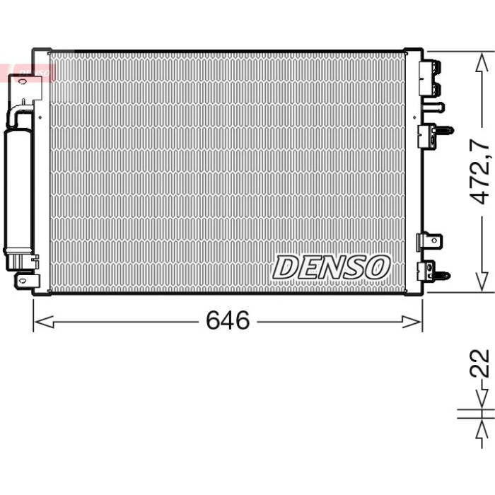 Kondensator, Klimaanlage DCN13022