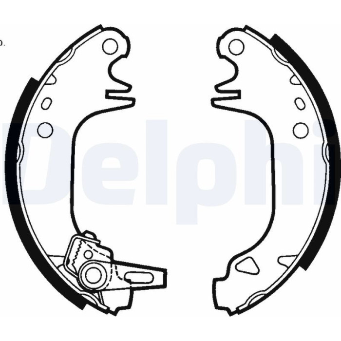 Delphi LS1423 Bremsbackensatz