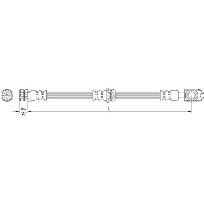 Metzger 4110444 Bremsschlauch
