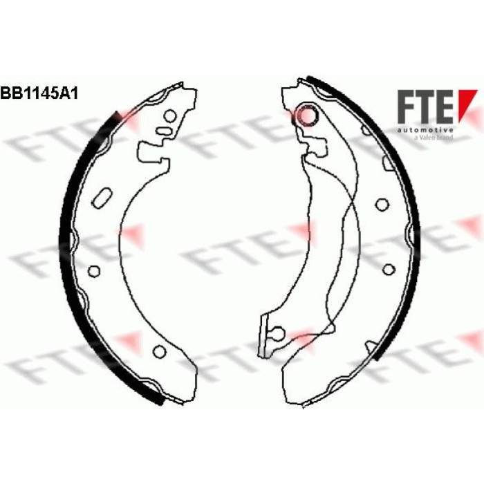 FTE 9100026 Bremsbackensatz