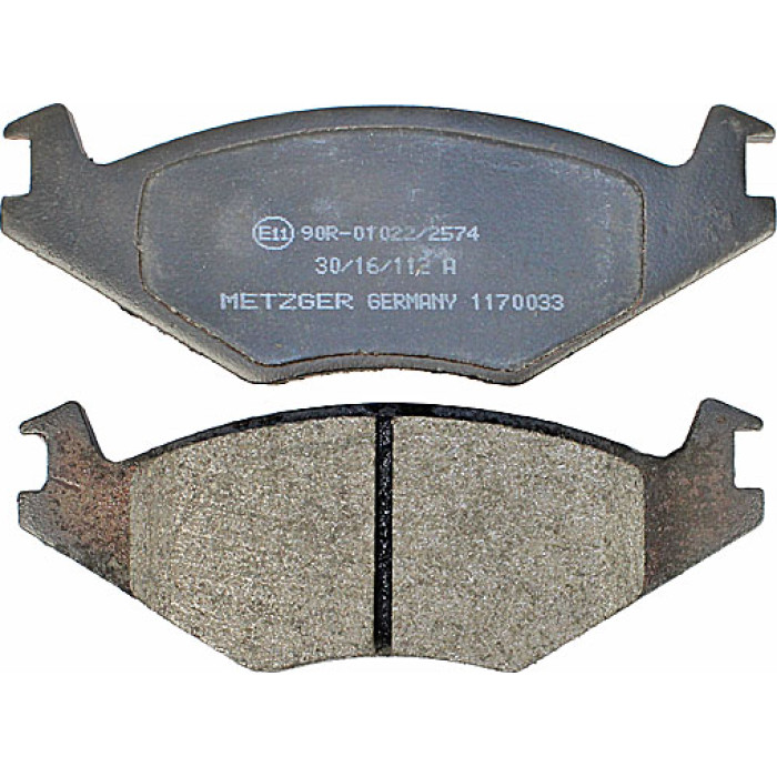 Metzger 1170033 Bremsbelagsatz, Scheibenbremse Metzger 1170033 Bremsbelagsatz, Scheibenbremse