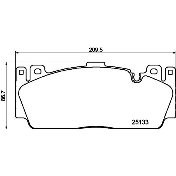 Hella Pagid 8DB 355 019-991 Bremsbelagsatz, Scheibenbremse Hella Pagid 8DB 355 019-991 Bremsbelagsatz, Scheibenbremse