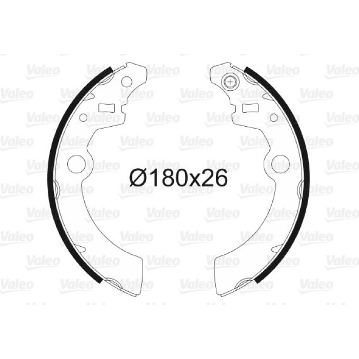 Valeo 562999 Bremsbackensatz
