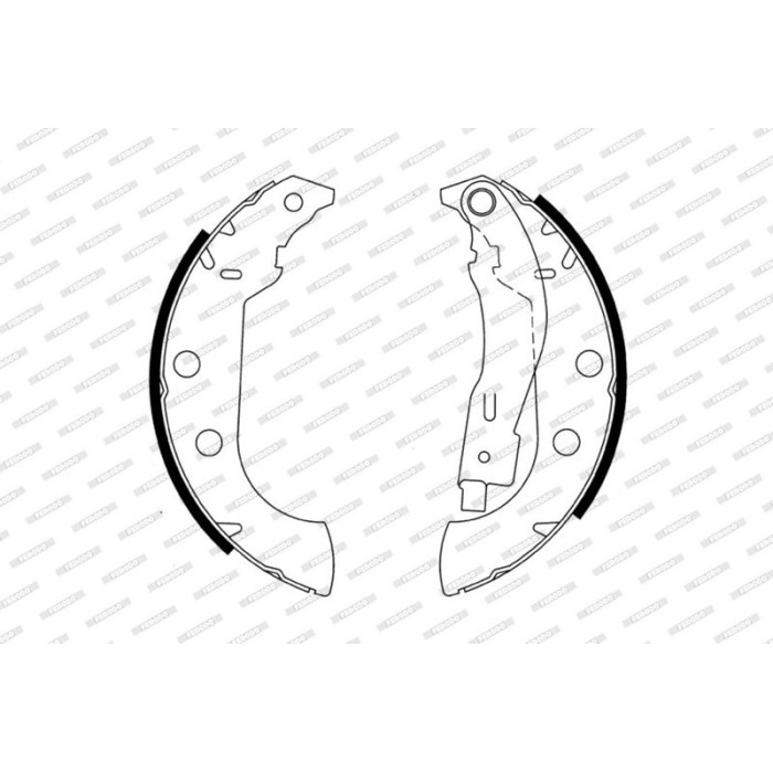Ferodo FSB575 Bremsbackensatz PREMIER Ferodo FSB575 Bremsbackensatz PREMIER