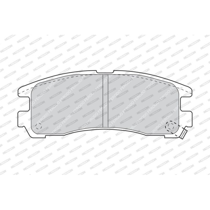 Ferodo FDB803 Bremsbelagsatz, Scheibenbremse PREMIER ECO FRICTION Ferodo FDB803 Bremsbelagsatz, Scheibenbremse PREMIER ECO FRICTION