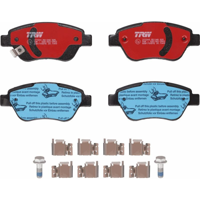 TRW GDB1700DTE Bremsbelagsatz, Scheibenbremse DTEC COTEC TRW GDB1700DTE Bremsbelagsatz, Scheibenbremse DTEC COTEC