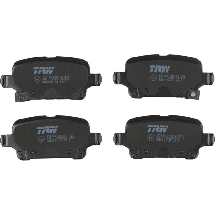 TRW GDB2180 Bremsbelagsatz, Scheibenbremse