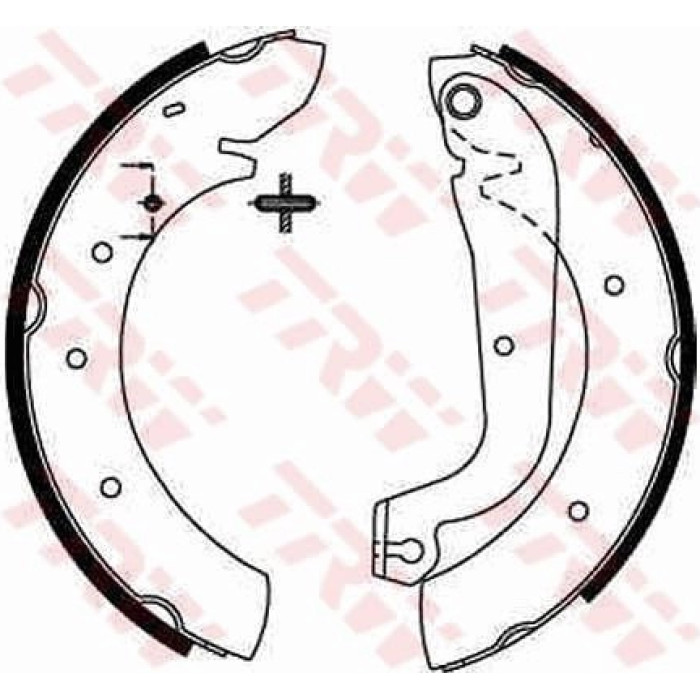TRW GS8207 Bremsbackensatz TRW GS8207 Bremsbackensatz