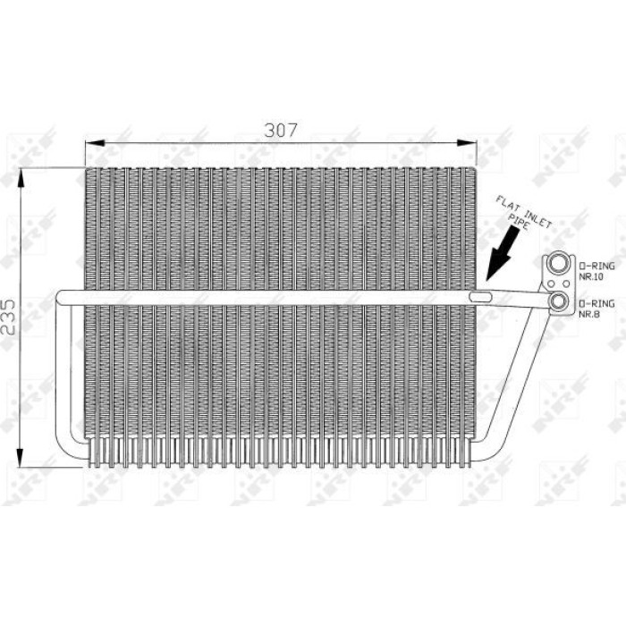 NRF 36070 Verdampfer, Klimaanlage NRF 36070 Verdampfer, Klimaanlage