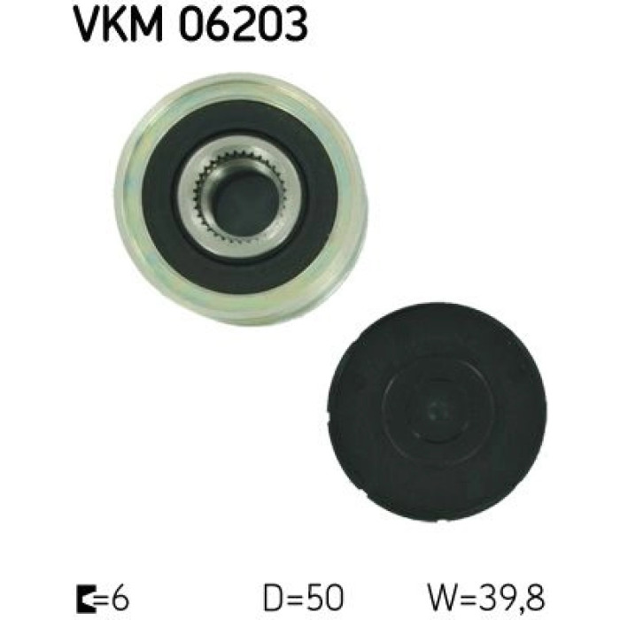 SKF VKM 06203 Generatorfreilauf SKF VKM 06203 Generatorfreilauf