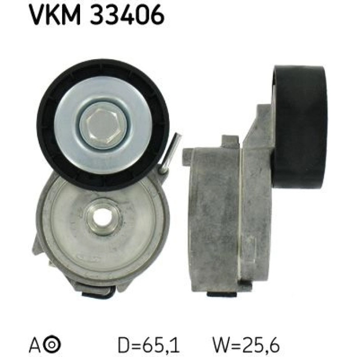 SKF VKM 33406 Spannrolle, Keilrippenriemen SKF VKM 33406 Spannrolle, Keilrippenriemen