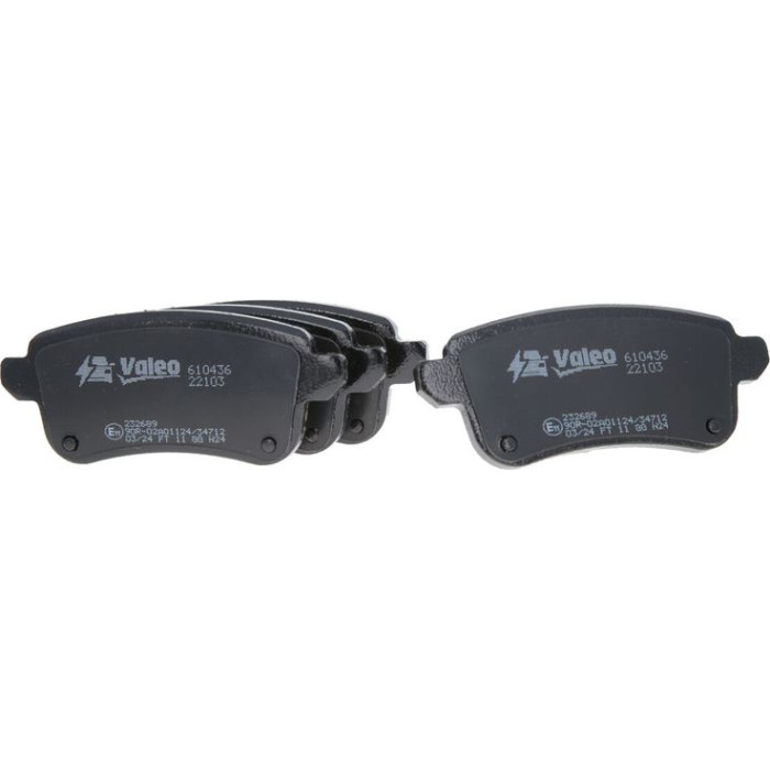 Valeo 610436 Bremsbelagsatz, Scheibenbremse E-PERFORMANCE Valeo 610436 Bremsbelagsatz, Scheibenbremse E-PERFORMANCE
