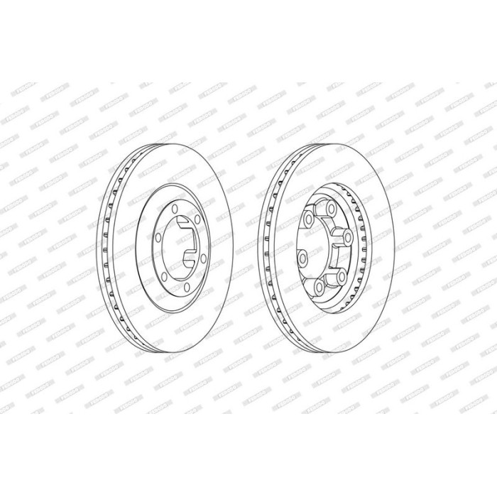 Ferodo DDF2373C Bremsscheibe PREMIER Ferodo DDF2373C Bremsscheibe PREMIER