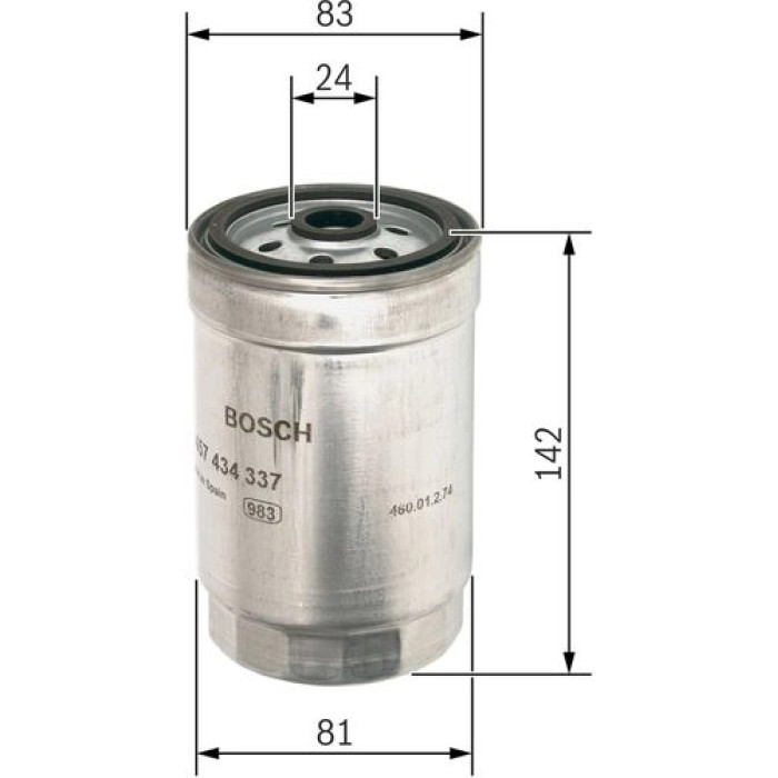 BOSCH 1 457 434 337 Kraftstofffilter BOSCH 1 457 434 337 Kraftstofffilter