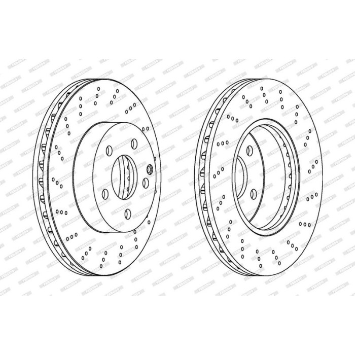 Ferodo DDF1693C Bremsscheibe PREMIER Ferodo DDF1693C Bremsscheibe PREMIER
