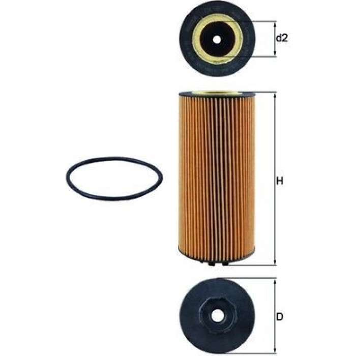 Knecht OX 987D Ölfilter Knecht OX 987D Ölfilter