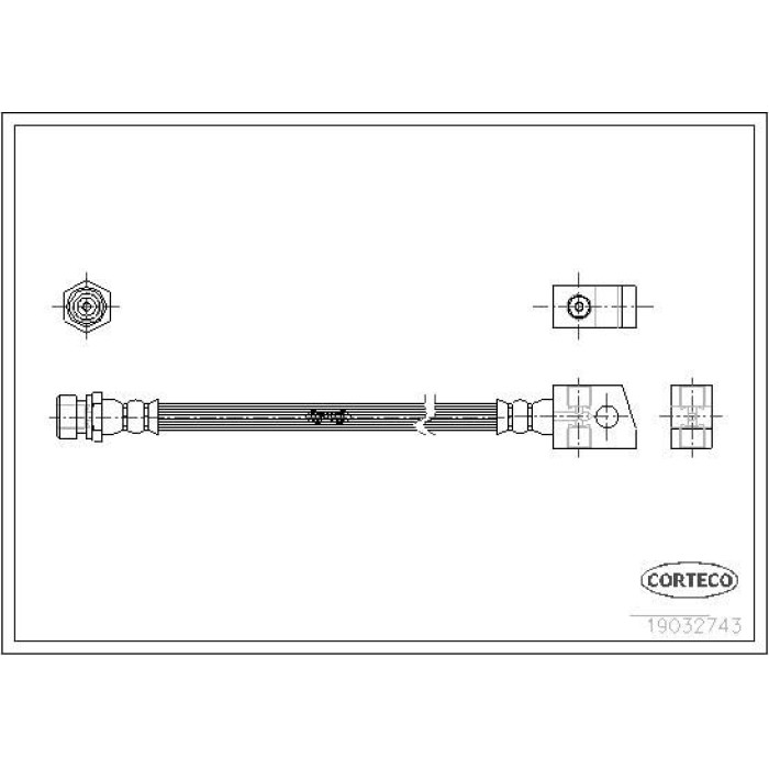 Corteco 19032743 Bremsschlauch