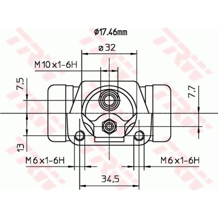 TRW BWC187 Radbremszylinder