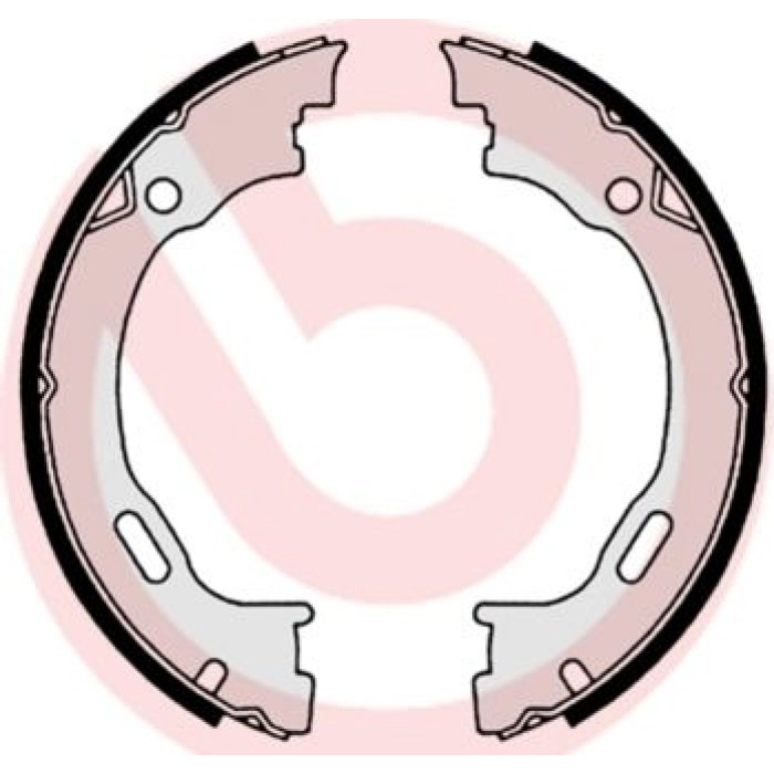 Brembo S 50 516 Bremsbackensatz, Feststellbremse ESSENTIAL LINE Brembo S 50 516 Bremsbackensatz, Feststellbremse ESSENTIAL LINE