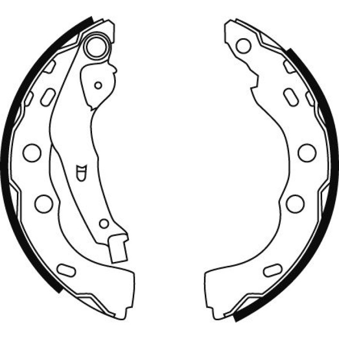 TRW GS8727 Bremsbackensatz TRW GS8727 Bremsbackensatz