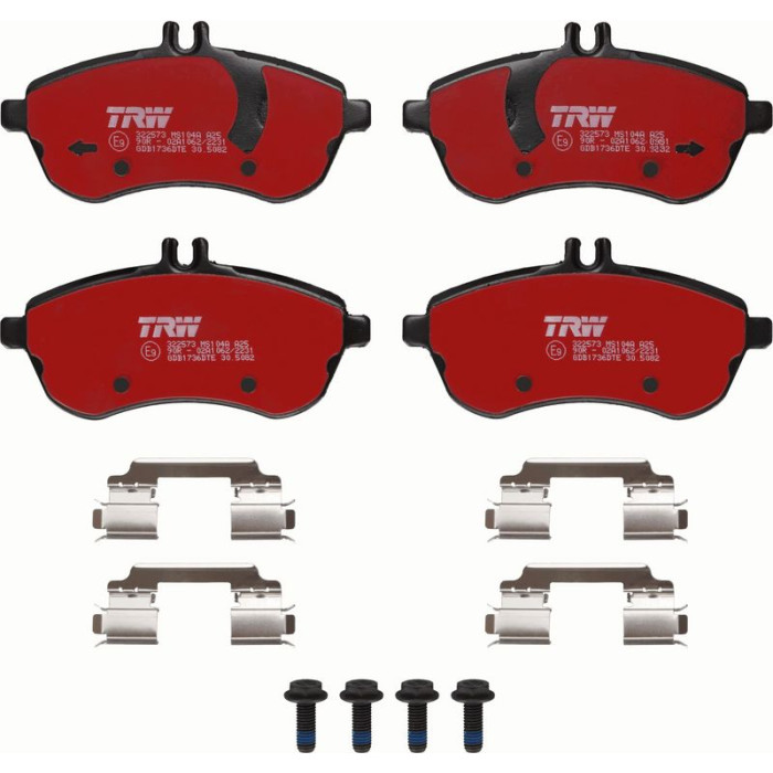 TRW GDB1736DTE Bremsbelagsatz, Scheibenbremse DTEC COTEC TRW GDB1736DTE Bremsbelagsatz, Scheibenbremse DTEC COTEC