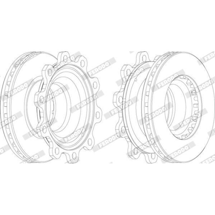 Ferodo FCR193A Bremsscheibe PREMIER