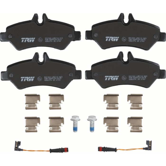 TRW GDB2076 Bremsbelagsatz, Scheibenbremse TRW GDB2076 Bremsbelagsatz, Scheibenbremse