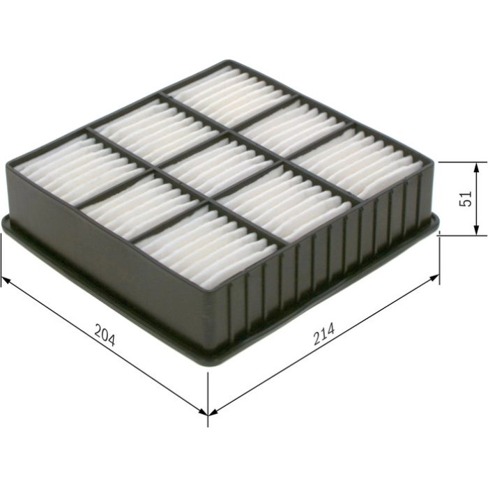BOSCH 1 457 433 969 Luftfilter BOSCH 1 457 433 969 Luftfilter