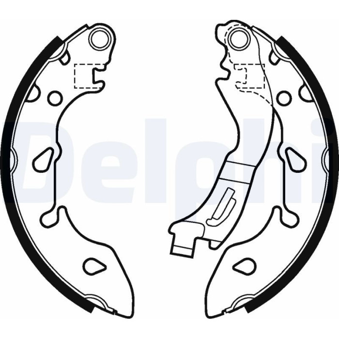 Delphi LS2047 Bremsbackensatz