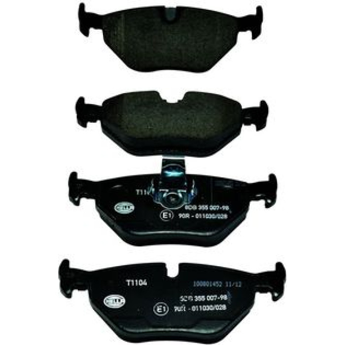 Hella 8DB 355 007-981 Bremsbelagsatz, Scheibenbremse Hella 8DB 355 007-981 Bremsbelagsatz, Scheibenbremse