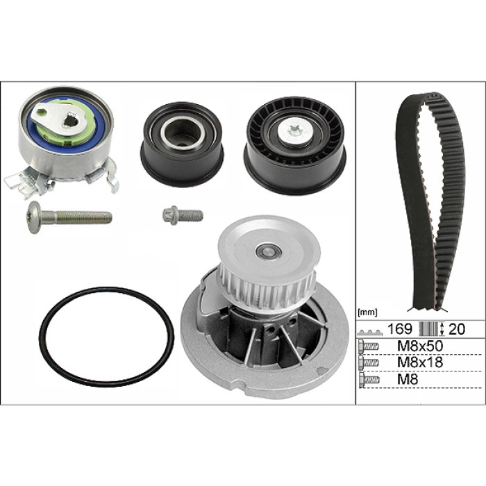 INA 530 0078 32 Wasserpumpe + Zahnriemensatz INA 530 0078 32 Wasserpumpe + Zahnriemensatz