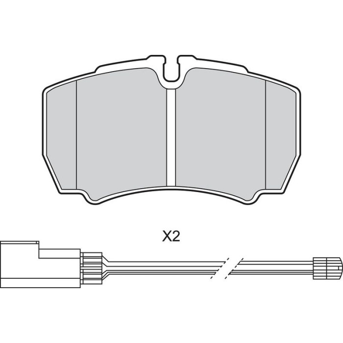 Valeo 302875 Bremsbelagsatz, Scheibenbremse ESSENTIAL