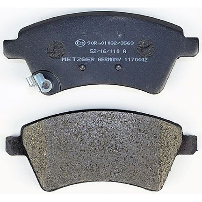 Metzger 1170442 Bremsbelagsatz, Scheibenbremse Metzger 1170442 Bremsbelagsatz, Scheibenbremse
