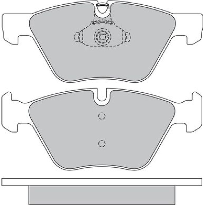 Metzger 1170684 Bremsbelagsatz, Scheibenbremse