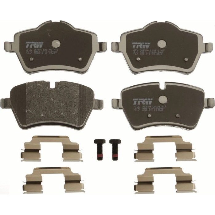 TRW GDB1712 Bremsbelagsatz, Scheibenbremse COTEC