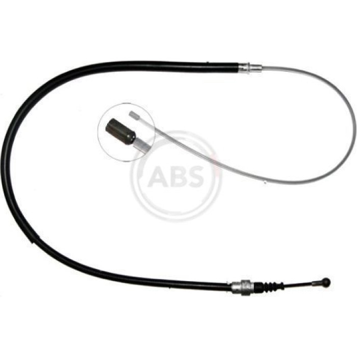 2x A.B.S K18336 Seilzug, Feststellbremse 2 x