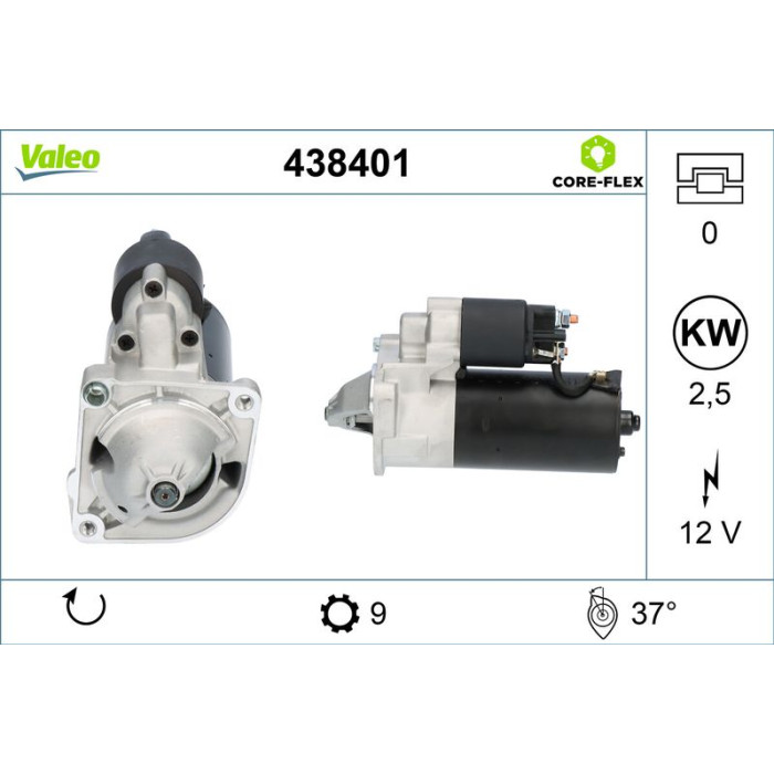 Valeo 438401 Starter CORE-FLEX Valeo 438401 Starter CORE-FLEX