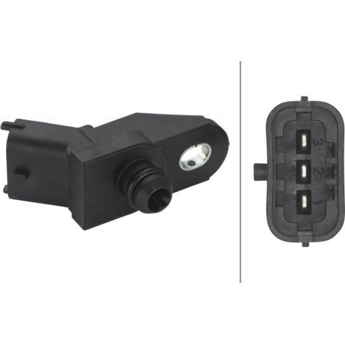 Hella 6PP 009 400-451 Sensor, Ladedruck Hella 6PP 009 400-451 Sensor, Ladedruck
