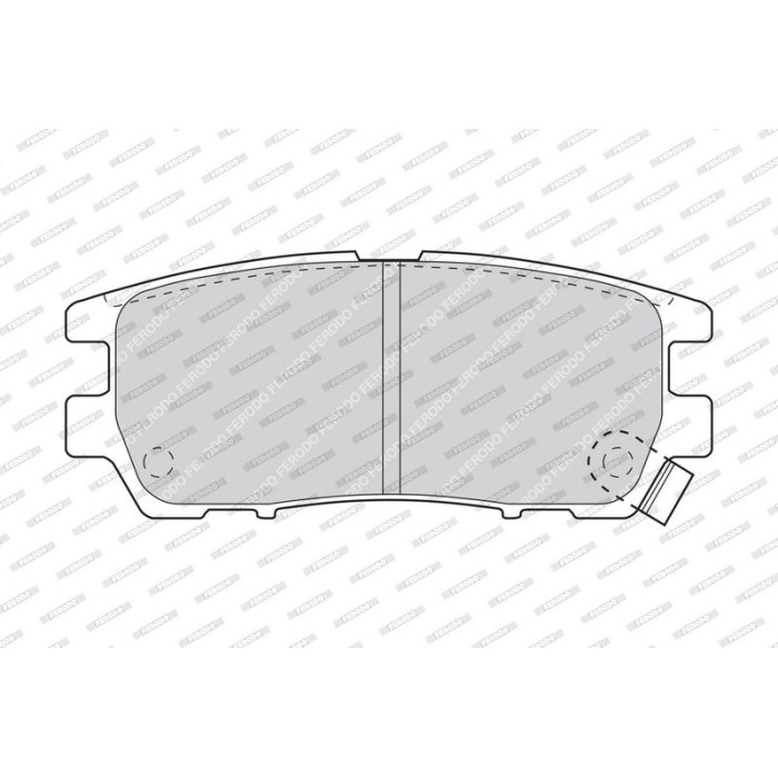 Ferodo FDB804 Bremsbelagsatz, Scheibenbremse PREMIER ECO FRICTION Ferodo FDB804 Bremsbelagsatz, Scheibenbremse PREMIER ECO FRICTION