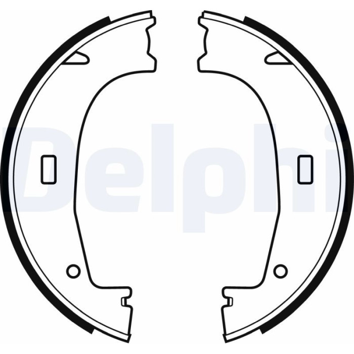Delphi LS1704 Bremsbackensatz, Feststellbremse Delphi LS1704 Bremsbackensatz, Feststellbremse