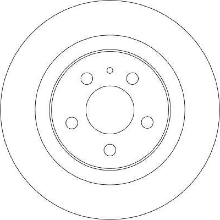 TRW DF4256 Bremsscheibe