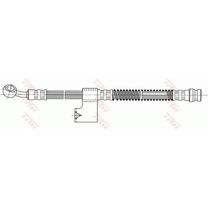 TRW PHD607 Bremsschlauch