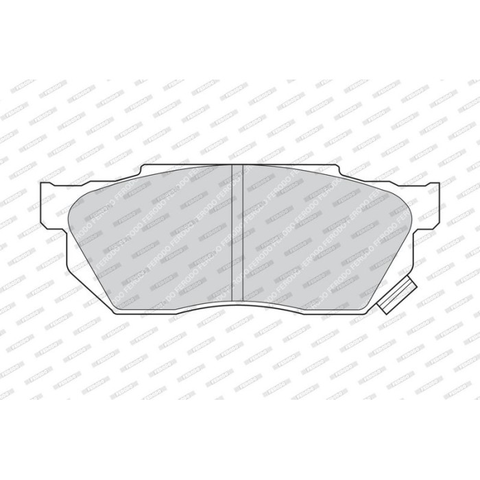 Ferodo FDB585 Bremsbelagsatz, Scheibenbremse PREMIER ECO FRICTION Ferodo FDB585 Bremsbelagsatz, Scheibenbremse PREMIER ECO FRICTION